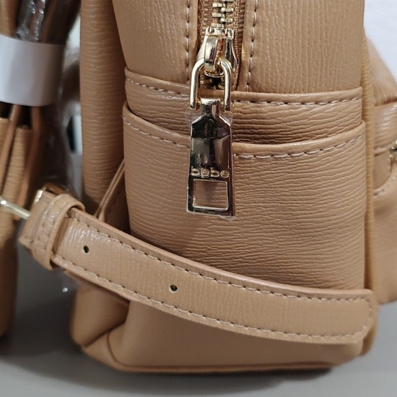 Bebe Tan Backpack with Gold Accents main image 5